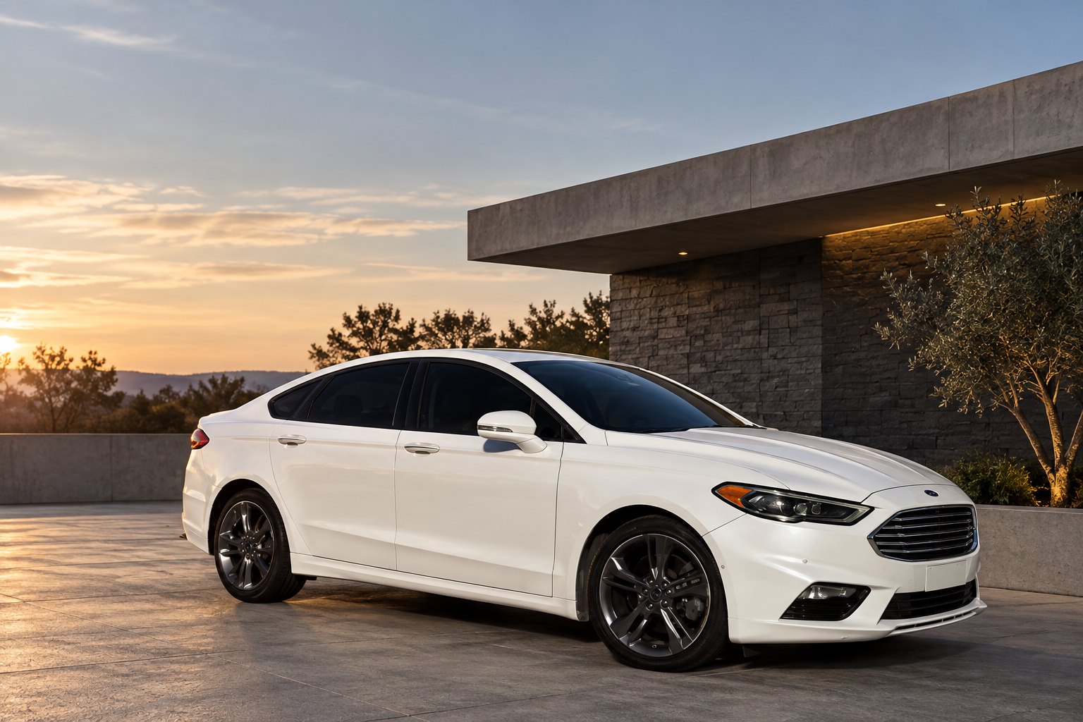 AI editorial interpretation of the 2017 Ford Fusion Sport