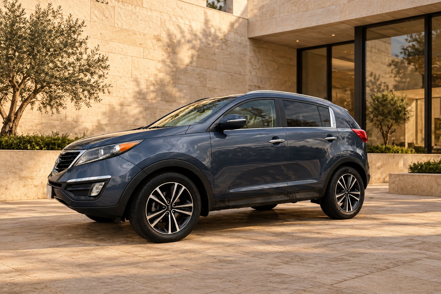 AI editorial interpretation of the 2015 Kia Sportage SX