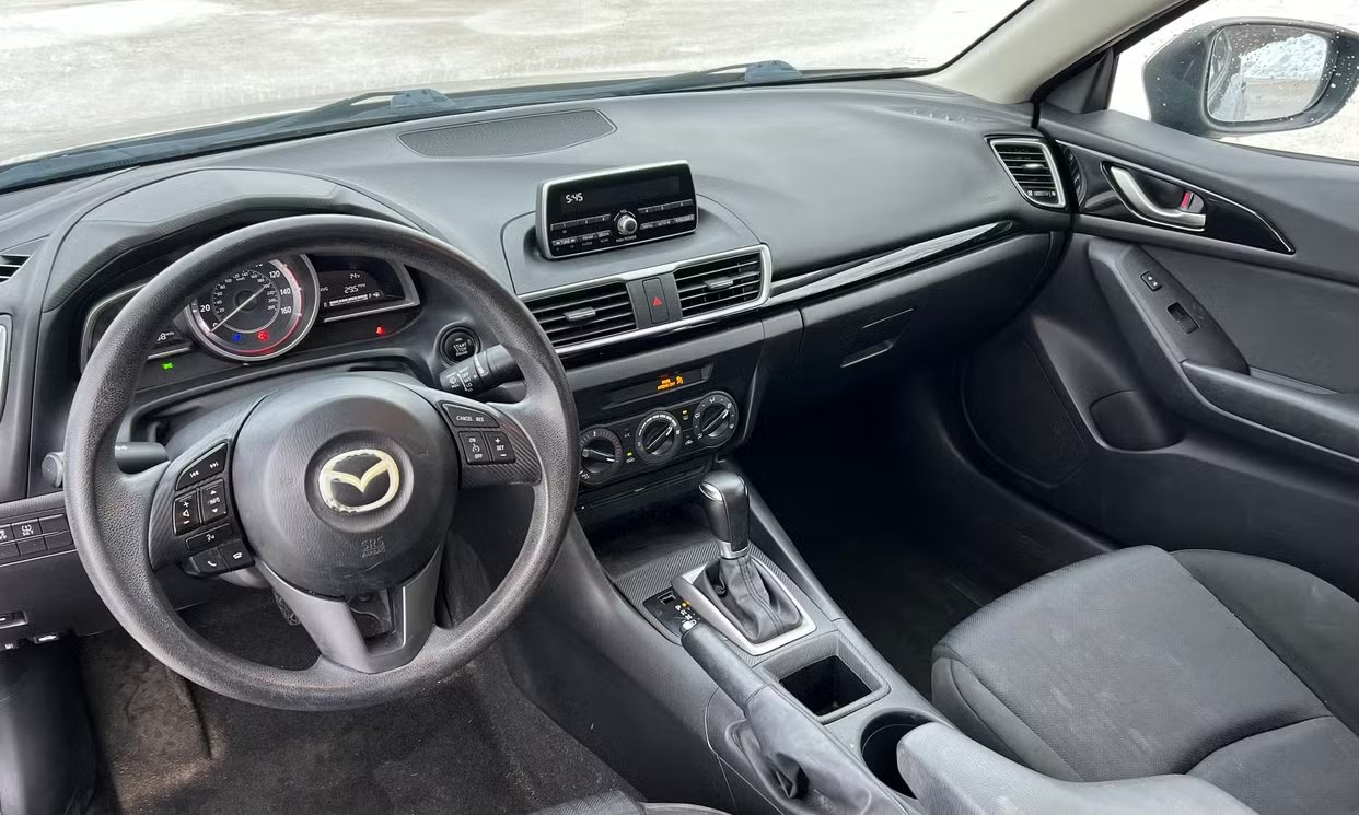 Actual 2014 Mazda 3 I interior