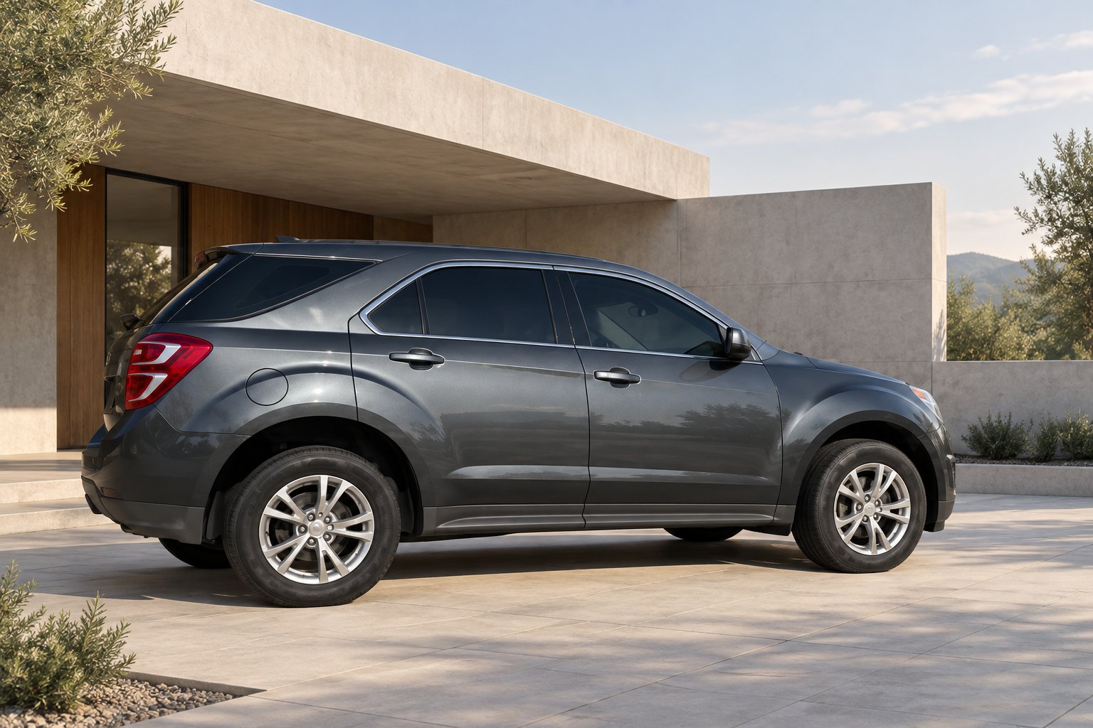 AI editorial interpretation of the 2017 Chevy Equinox LS