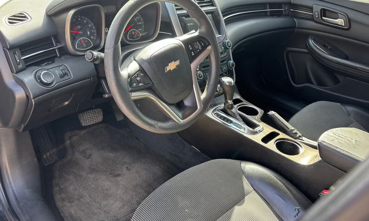 Actual 2015 Chevy Malibu LT interior