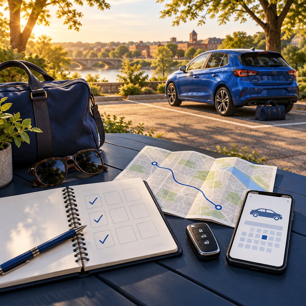 Editorial illustration for Need a Rental Car This Weekend? Start With Your Plans